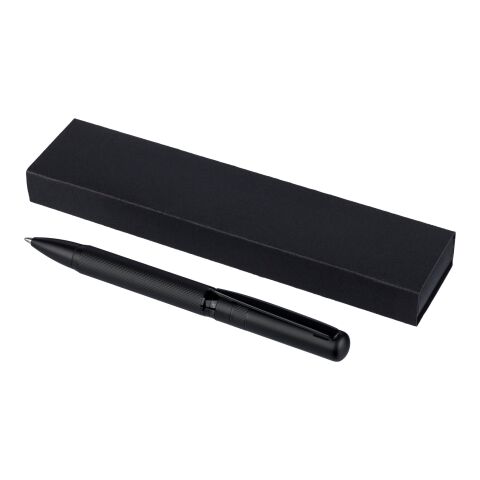 Stylo à bille twist en laiton écologique Hadi noir | sans marquage