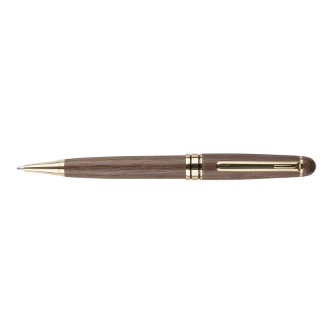 Stylo bille twist en bois de noyer Noa marron | sans marquage | non disponible | non disponible