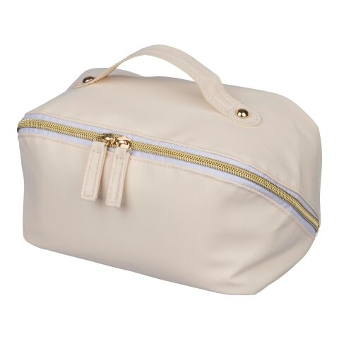 Trousse de toilette en PU recyclé Alon beige | sans marquage | non disponible | non disponible