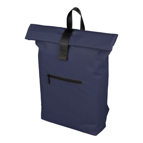 Sac à dos en PU recyclé Naiya bleu | sans marquage