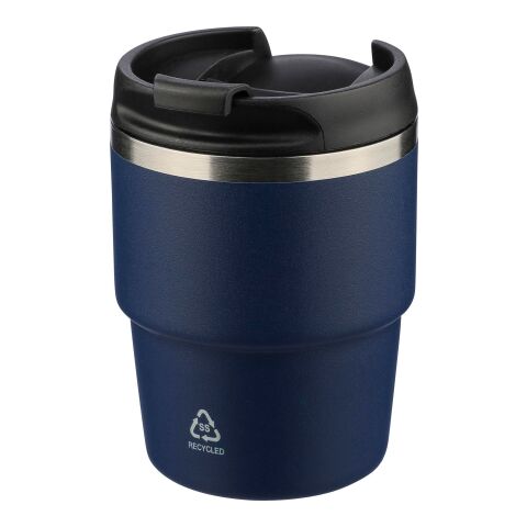 Mug double paroi de 175 ml en acier inoxydable recyclé Oli blanc | sans marquage | non disponible | non disponible