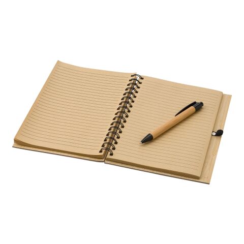 Carnet de notes en bambou Carmen marron | sans marquage | non disponible | non disponible