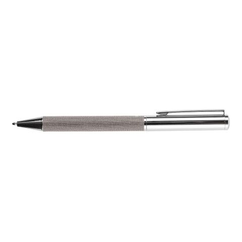 Bolígrafo giratorio de latón Jalen gris | sans marquage | non disponible | non disponible