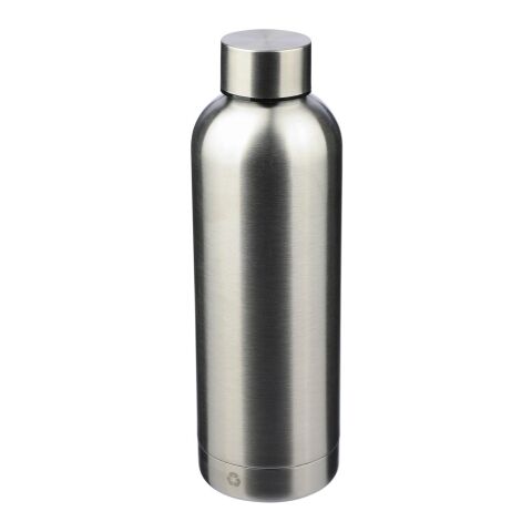 Gourde en acier inoxydable recyclé Isaih argent | sans marquage | non disponible | non disponible