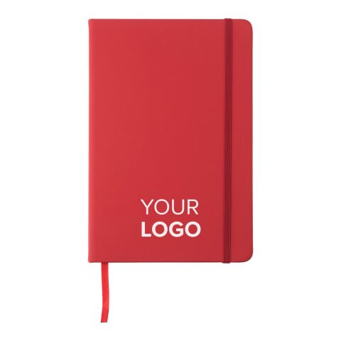 Carnet de note A5 - pages lignées rouge