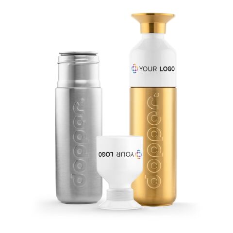 Dopper Solid Steel 490 ml argent/blanc