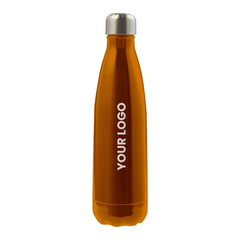 Bouteille isotherme double paroi en acier inoxydable - 500 ml orange