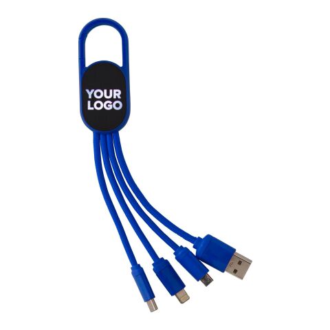 Petit câble de charge bleu