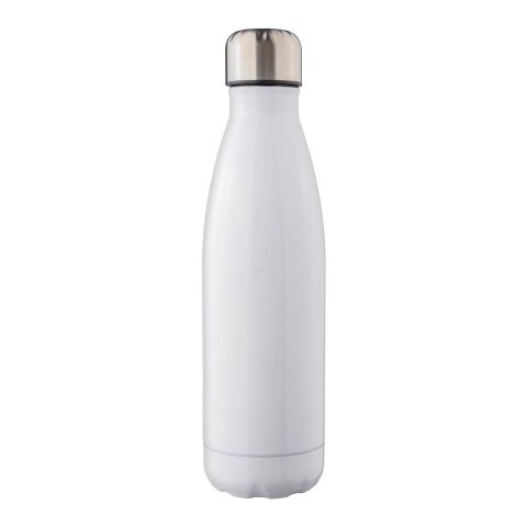 Gourde isotherme en acier inoxydable recyclé de 500 ml Clifford blanc