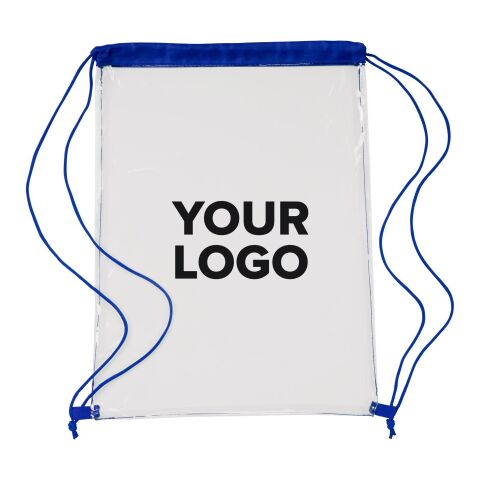 Sac à dos transparent bleu cobalt