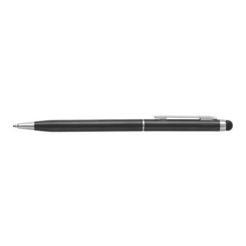 Stylo bille en métal avec stylet écran tactile blanc