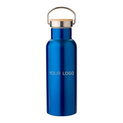 Bouteille isotherme en acier inoxydable bleu
