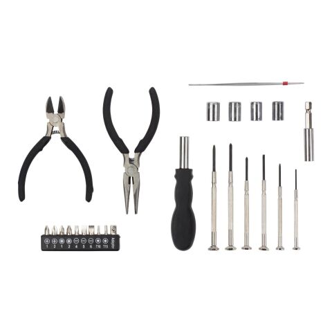 Boîte à outils de 26 pièces argent