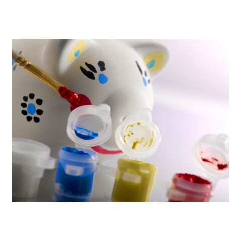 Tirelire en gypse blanc | sans marquage