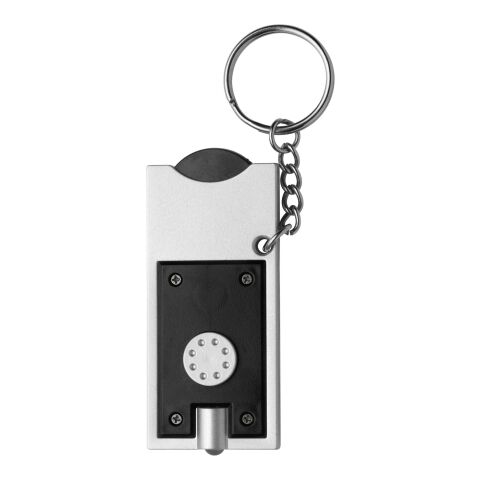 Porte-clés torche 1 LED noir | sans marquage | non disponible | non disponible
