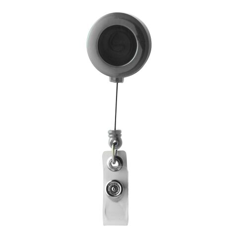 Porte-badge avec clip métal. noir | sans marquage | non disponible | non disponible