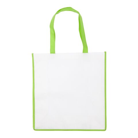 Sac shopping en non-tissé. vert lime | sans marquage | non disponible | non disponible