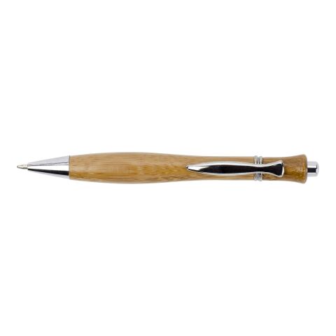 Stylo bille en bois et métal, mine noire. marron | sans marquage | non disponible | non disponible