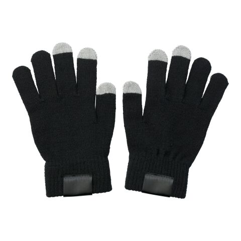 Gants munis de 3 embouts pour écran tactile. noir | sans marquage | non disponible | non disponible