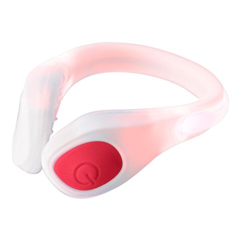 Bracelet en silicone et ABS blanc/rouge | sans marquage | non disponible | non disponible