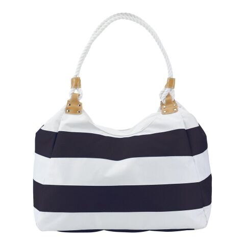 Sac de voyage en polyester bleu/blanc | sans marquage | non disponible | non disponible