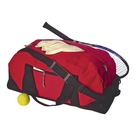 Sac de sport en polyester rouge | sans marquage | non disponible | non disponible