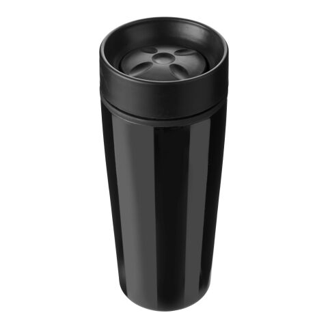 Mug isotherme double paroi en acier inoxydable noir | sans marquage | non disponible | non disponible