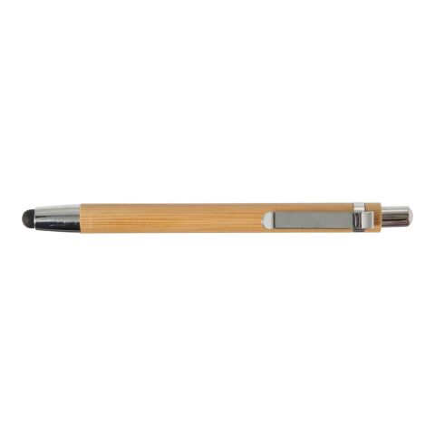 Stylo bille en bamboo avec embout. marron | sans marquage | non disponible | non disponible