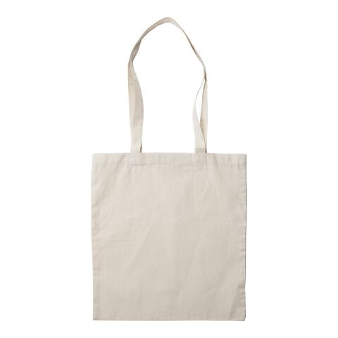 Sac shopping en coton 180 g/m2 à anses longues. beige | sans marquage | non disponible | non disponible