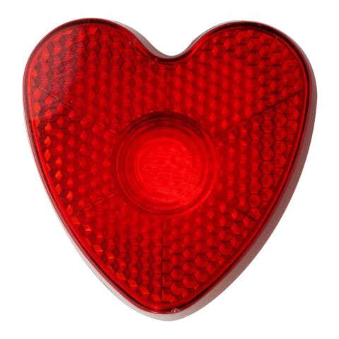 Réflecteur muni d&#039;un clip au dos. rouge | sans marquage | non disponible | non disponible