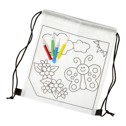 Sac à dos en non-tissé 80 g/m² blanc | sans marquage | non disponible | non disponible