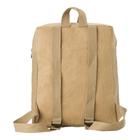 Sac à dos en papier laminé marron | sans marquage | non disponible | non disponible