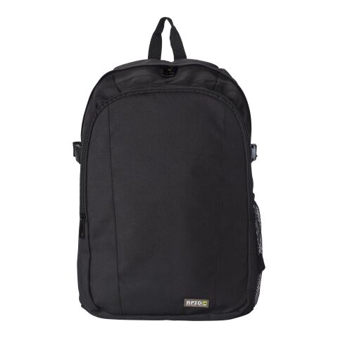 Sac à dos RFID en polyester 600D noir | sans marquage | non disponible | non disponible