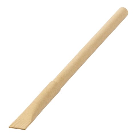 Stylo bille en carton recyclé marron | sans marquage | non disponible | non disponible
