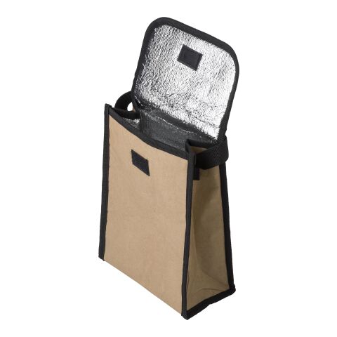 Lunch bag isotherme en papier laminé. marron | sans marquage | non disponible | non disponible