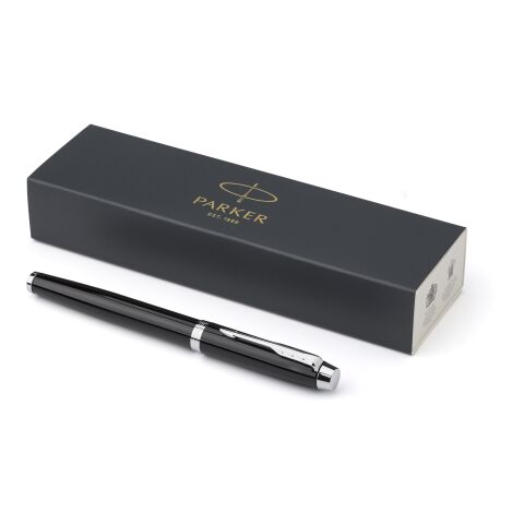 Stylo bille Parker IM, blanc noir | sans marquage | non disponible | non disponible