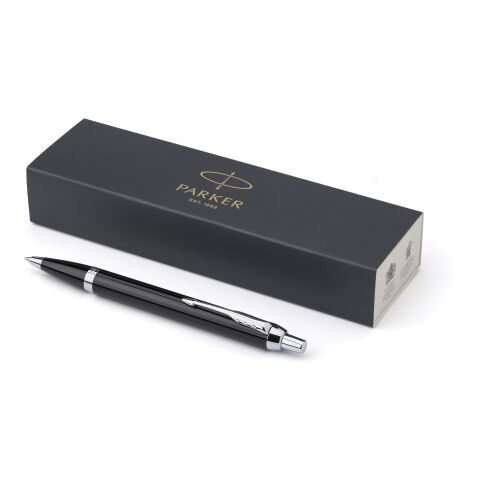 Stylo bille Parker IM, noir bleu | sans marquage | non disponible | non disponible