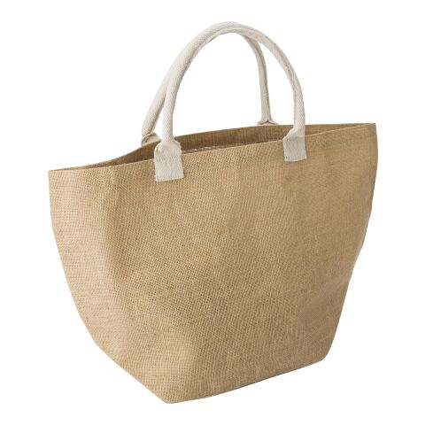 Sac shopping bag en toile de jute beige | sans marquage | non disponible | non disponible