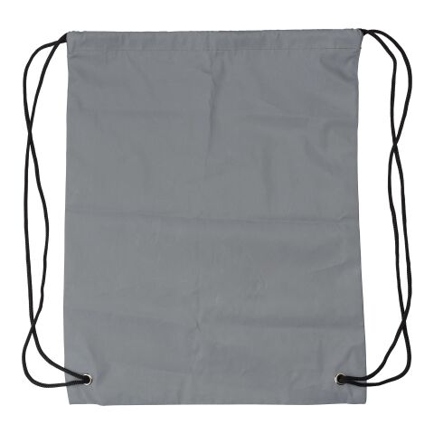 Sac à dos réfléchissant en fibre synthétique 190D. gris | sans marquage | non disponible | non disponible