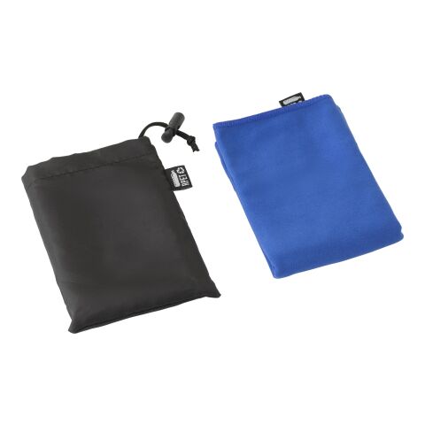 Serviette de sport en rPET bleu cobalt | sans marquage | non disponible | non disponible