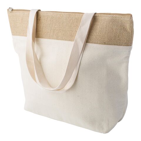 Sac isotherme en jute de coton Randy beige | sans marquage | non disponible | non disponible