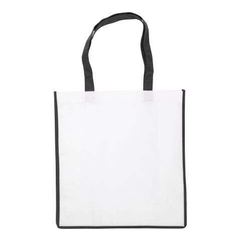 Sac shopping en non-tissé. noir | sans marquage | non disponible | non disponible