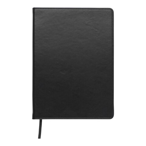 Carnet de note noir A5 - pages lignées noir | sans marquage | non disponible | non disponible