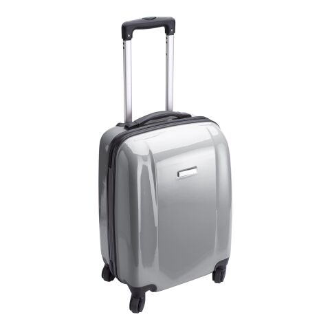 Trolley avec coque rigide en ABS. gris | sans marquage | non disponible | non disponible