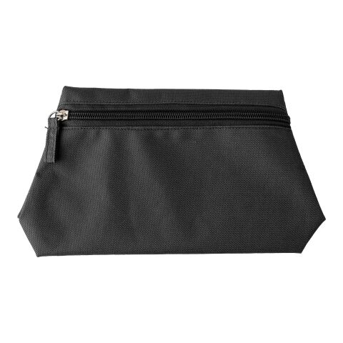 Trousse de toilette en polyester 600 D. noir | sans marquage | non disponible | non disponible