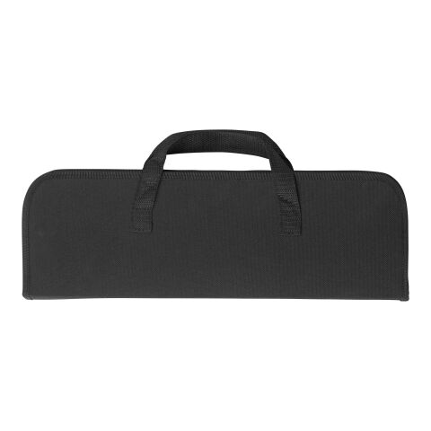 Set barbecue dans une pochette zippée en nylon noir | sans marquage | non disponible | non disponible