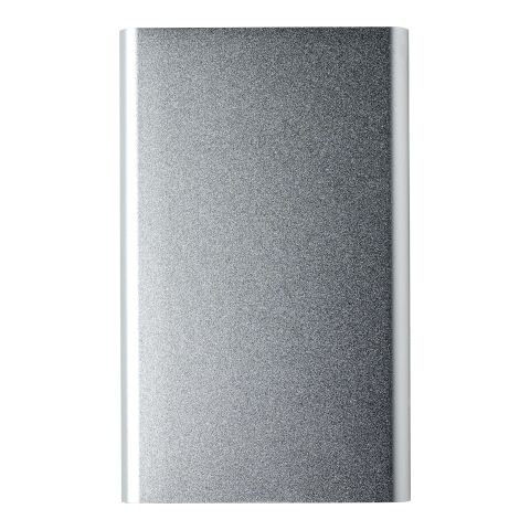 Power bank en aluminium. argent | sans marquage | non disponible | non disponible