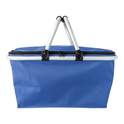 Panier pliable en polyester bleu cobalt | sans marquage | non disponible | non disponible
