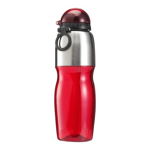 Gourde de sport avec paille - 800 ml rouge | sans marquage | non disponible | non disponible