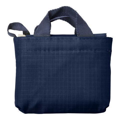 Sac shopping pliable en polyester ribstop bleu